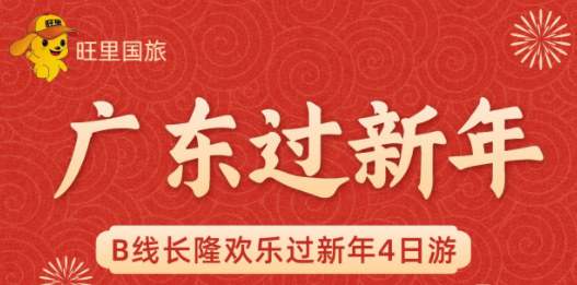 广东过新年—B线长隆欢乐过新年4日游